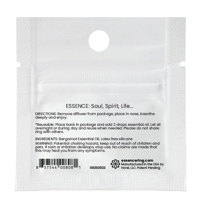 Bergamot Scent Nasal Diffuser Ring - Image 3