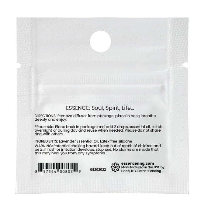 Lavender Scent Nasal Diffuser Ring - Image 3