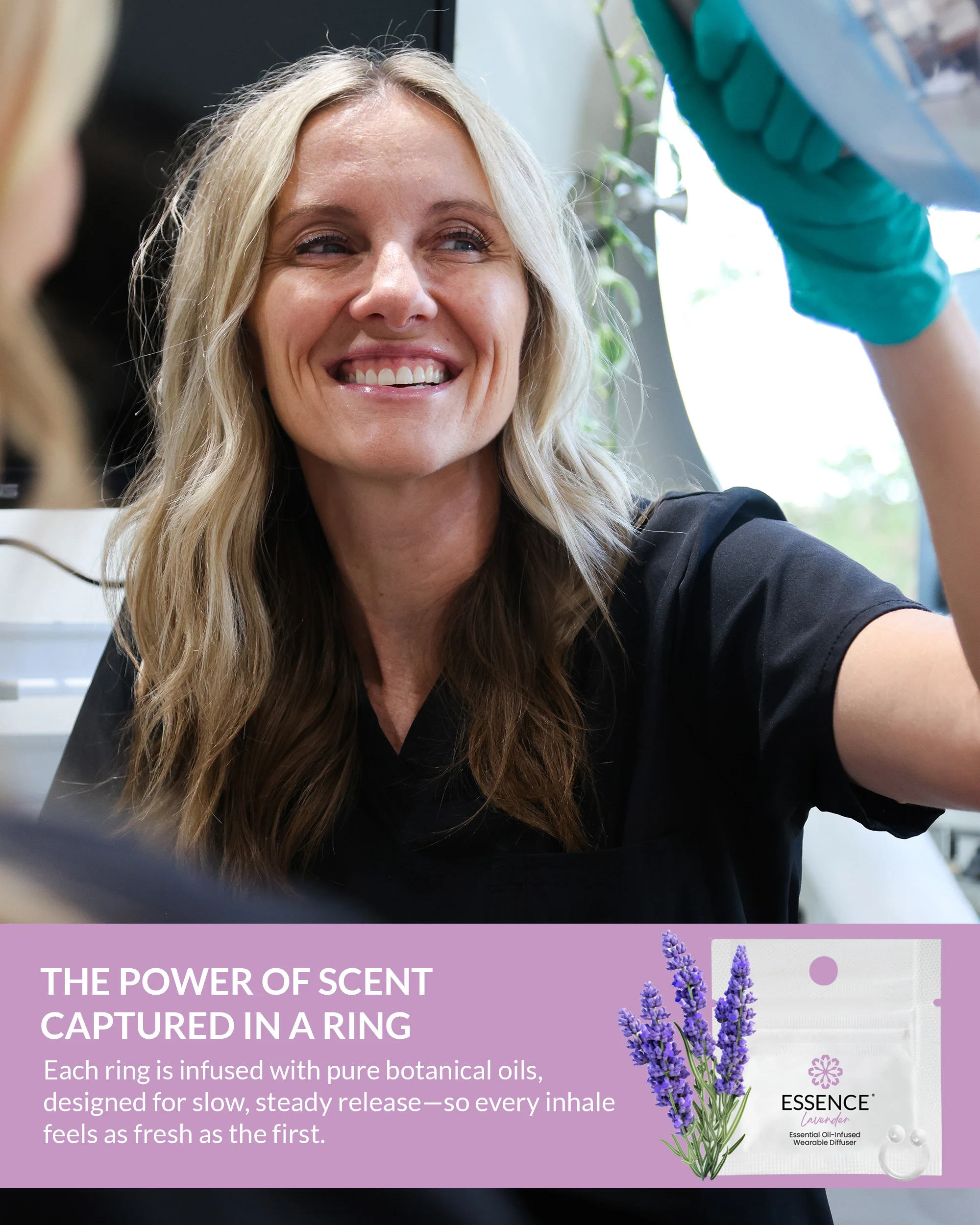 Lavender Scent Nasal Diffuser Ring - Image 6