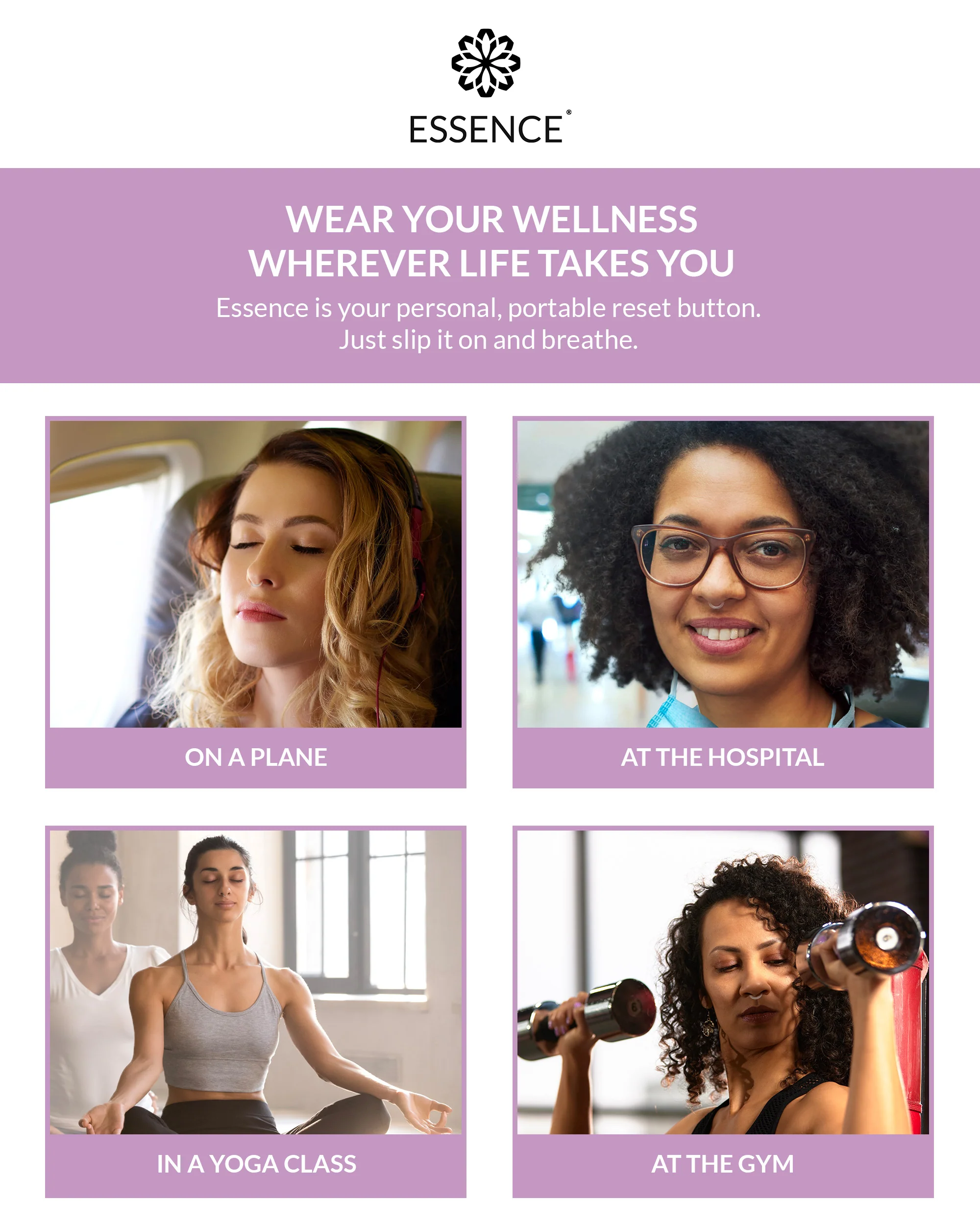 Lavender Scent Nasal Diffuser Ring - Image 7