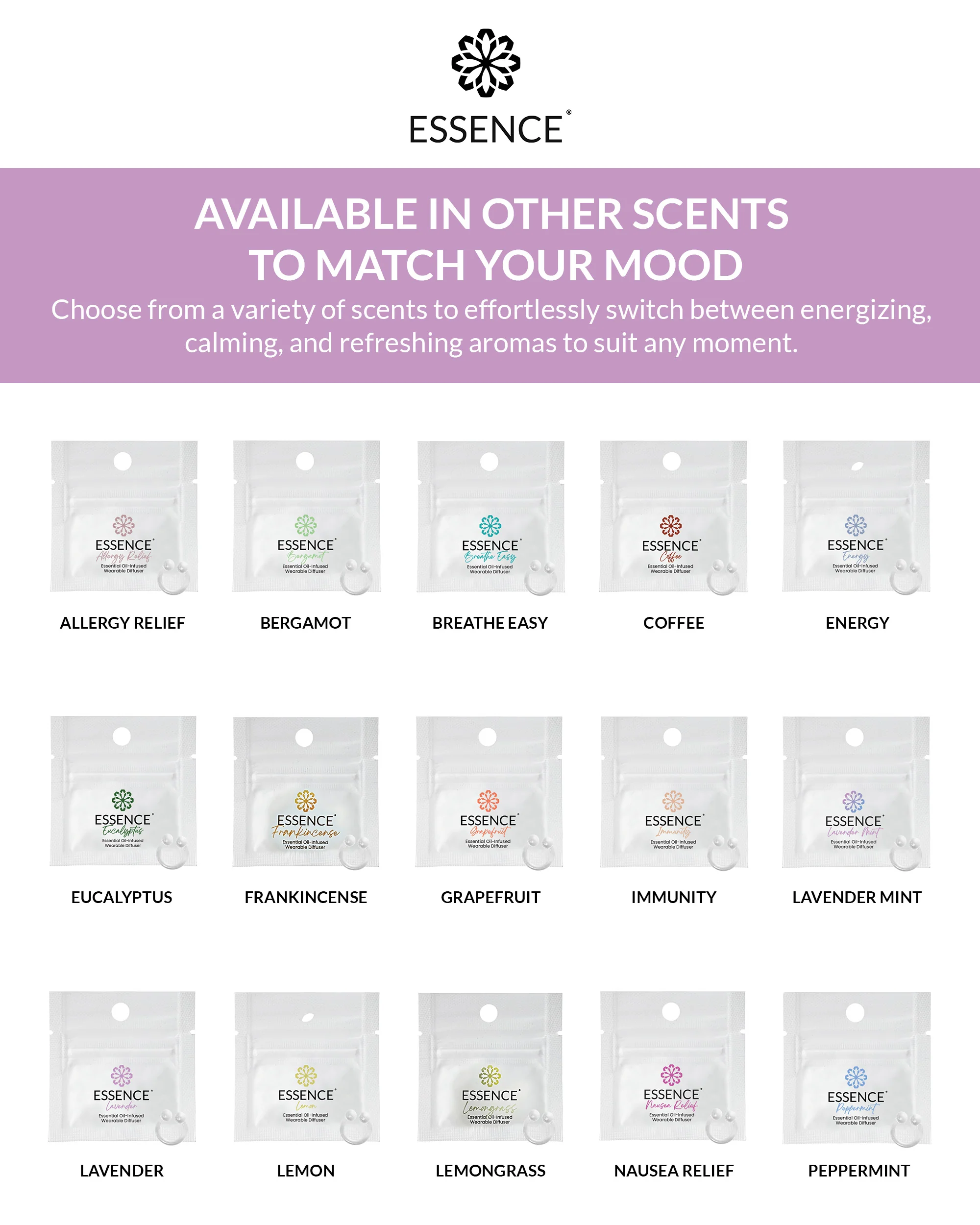 Lavender Scent Nasal Diffuser Ring - Image 9