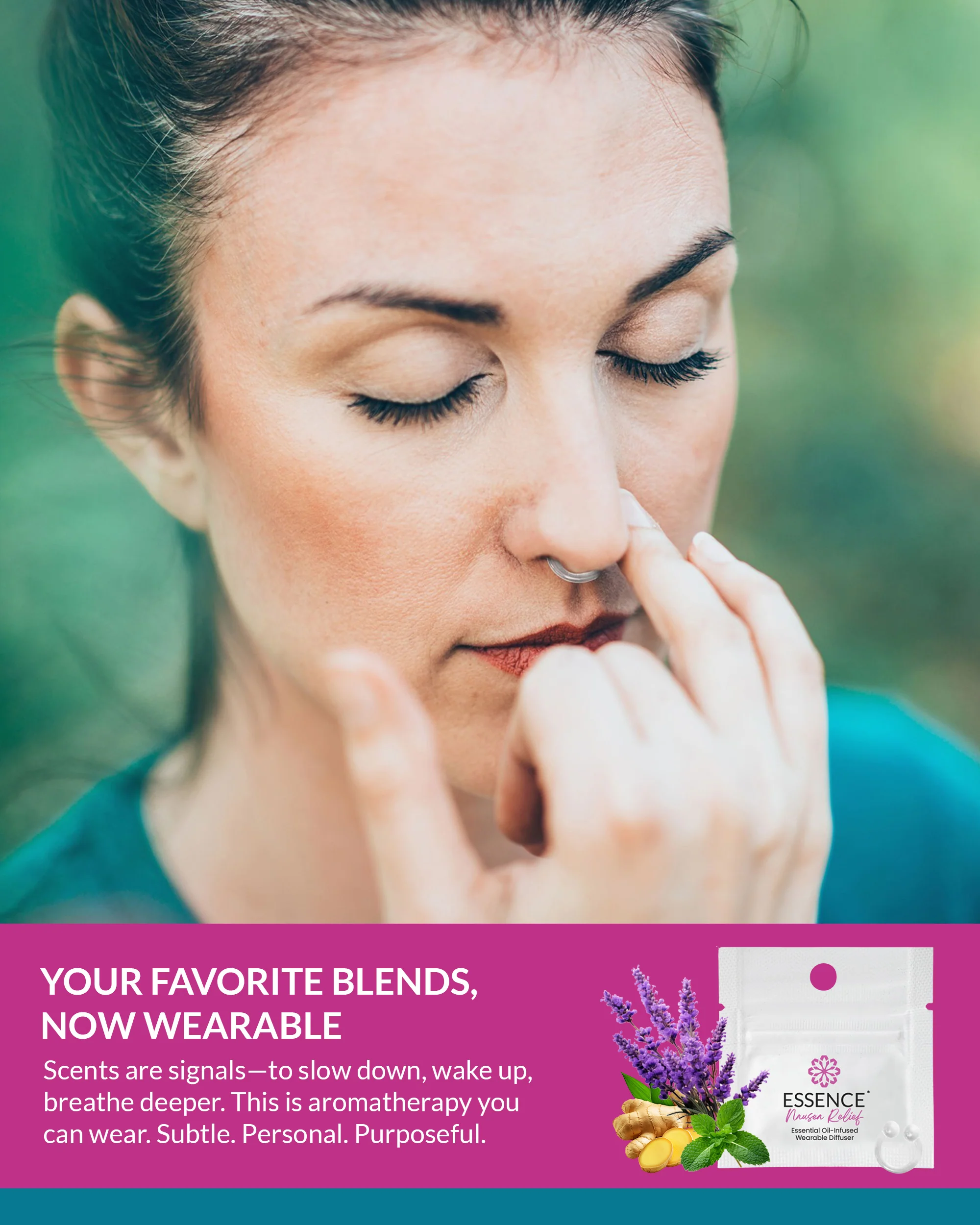 Nausea Relief Blend Nasal Diffuser Ring - Image 4