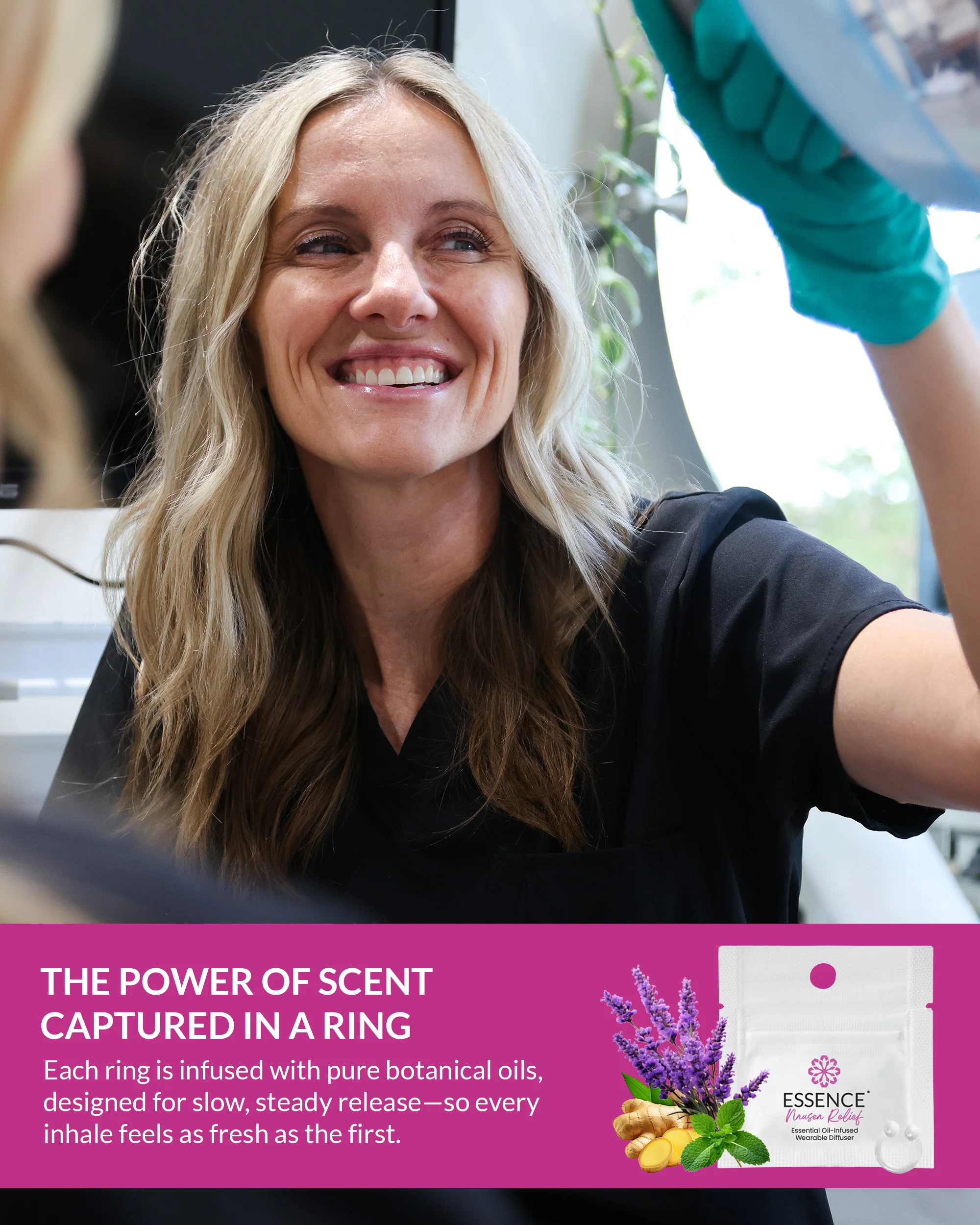 Nausea Relief Blend Nasal Diffuser Ring - Image 6