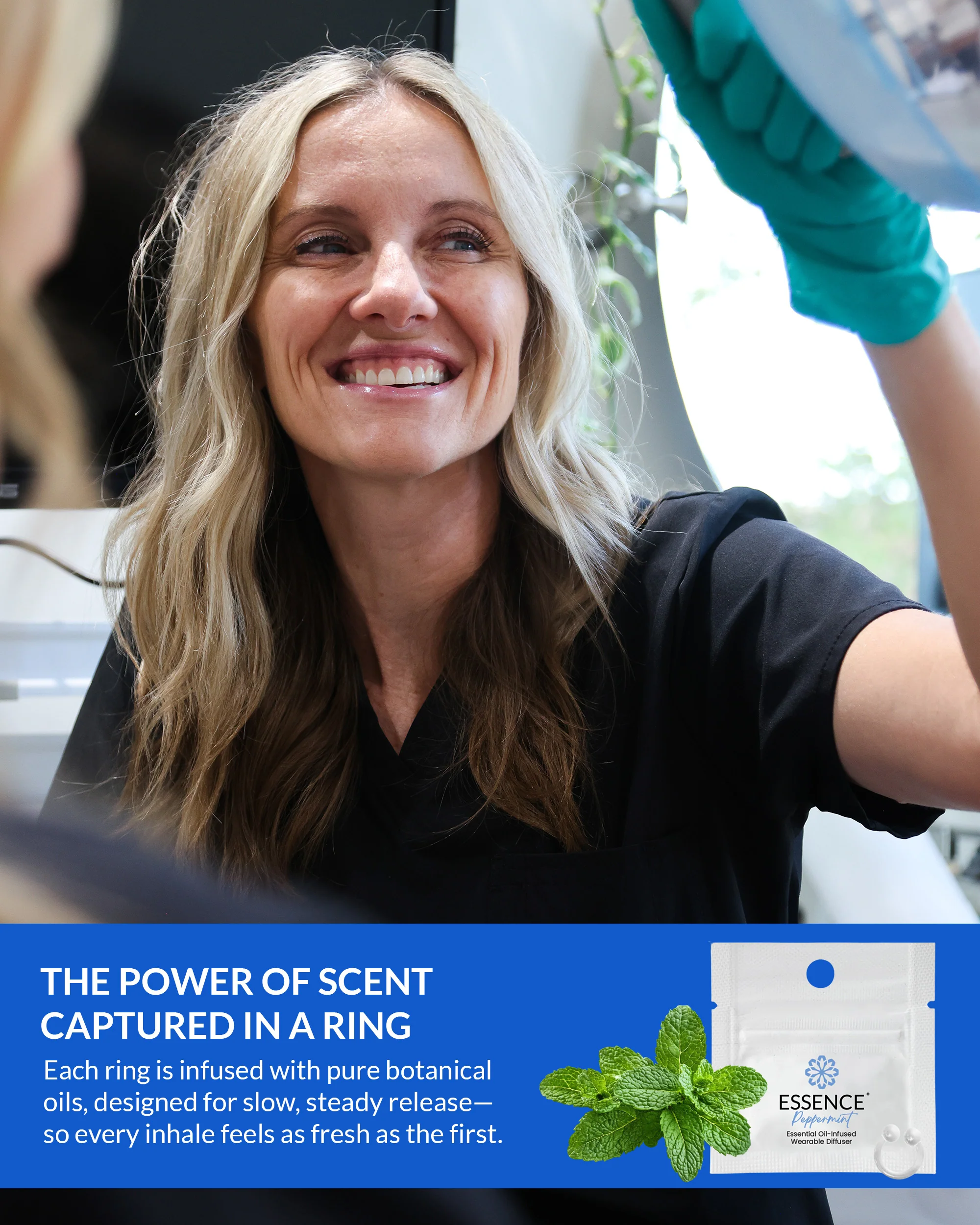 Peppermint Scent Nasal Diffuser Ring - Image 7