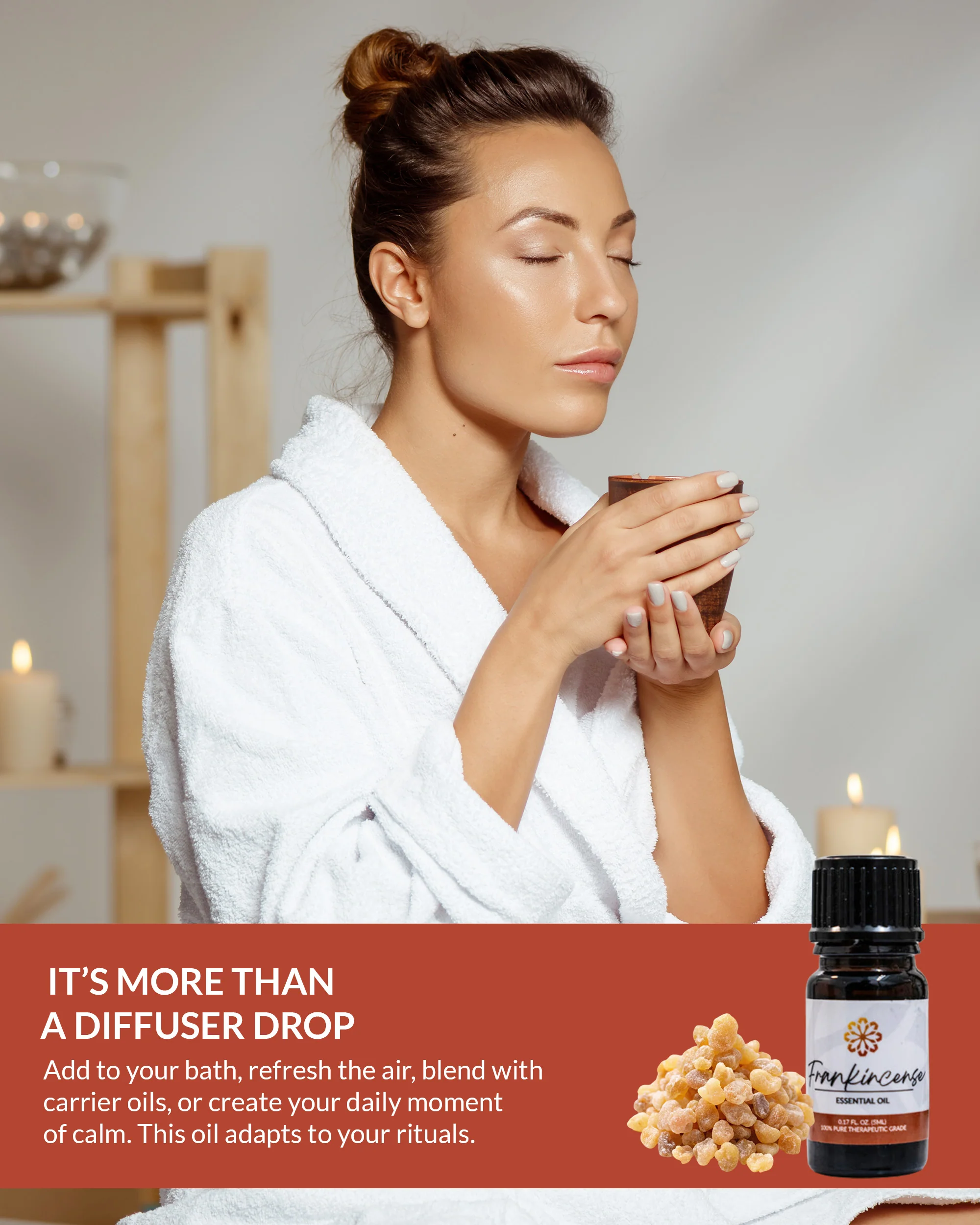 Frankincense Essential Oil 5mL - Therapeutic Grade for Calm, Clarity & Respiratory Support - Image 6