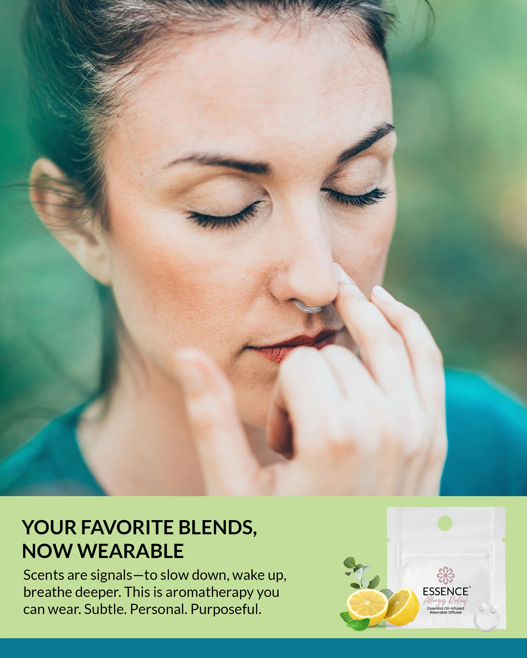 Stress Relief Blend Nasal Diffuser Ring - Image 4