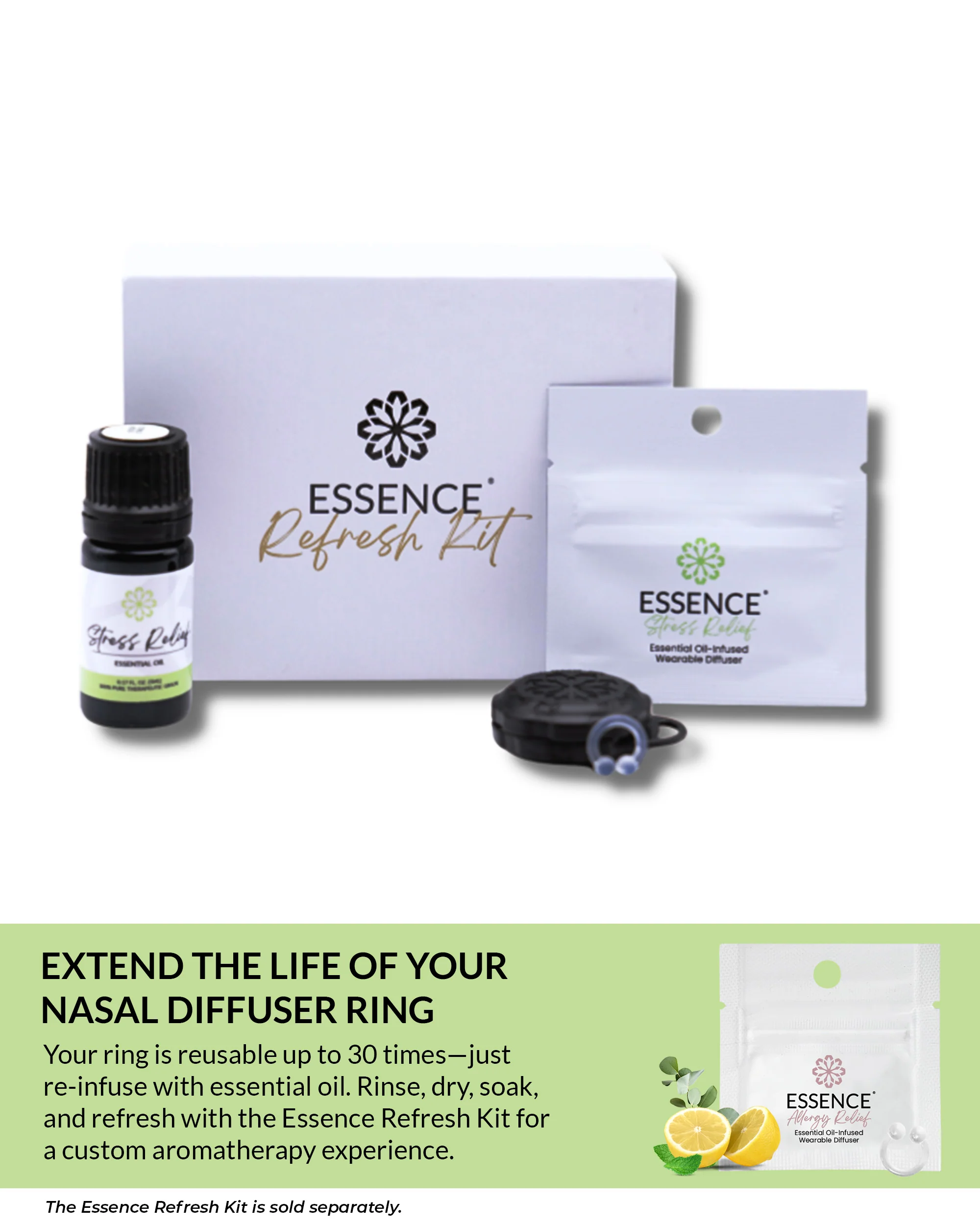 Stress Relief Blend Nasal Diffuser Ring - Image 8