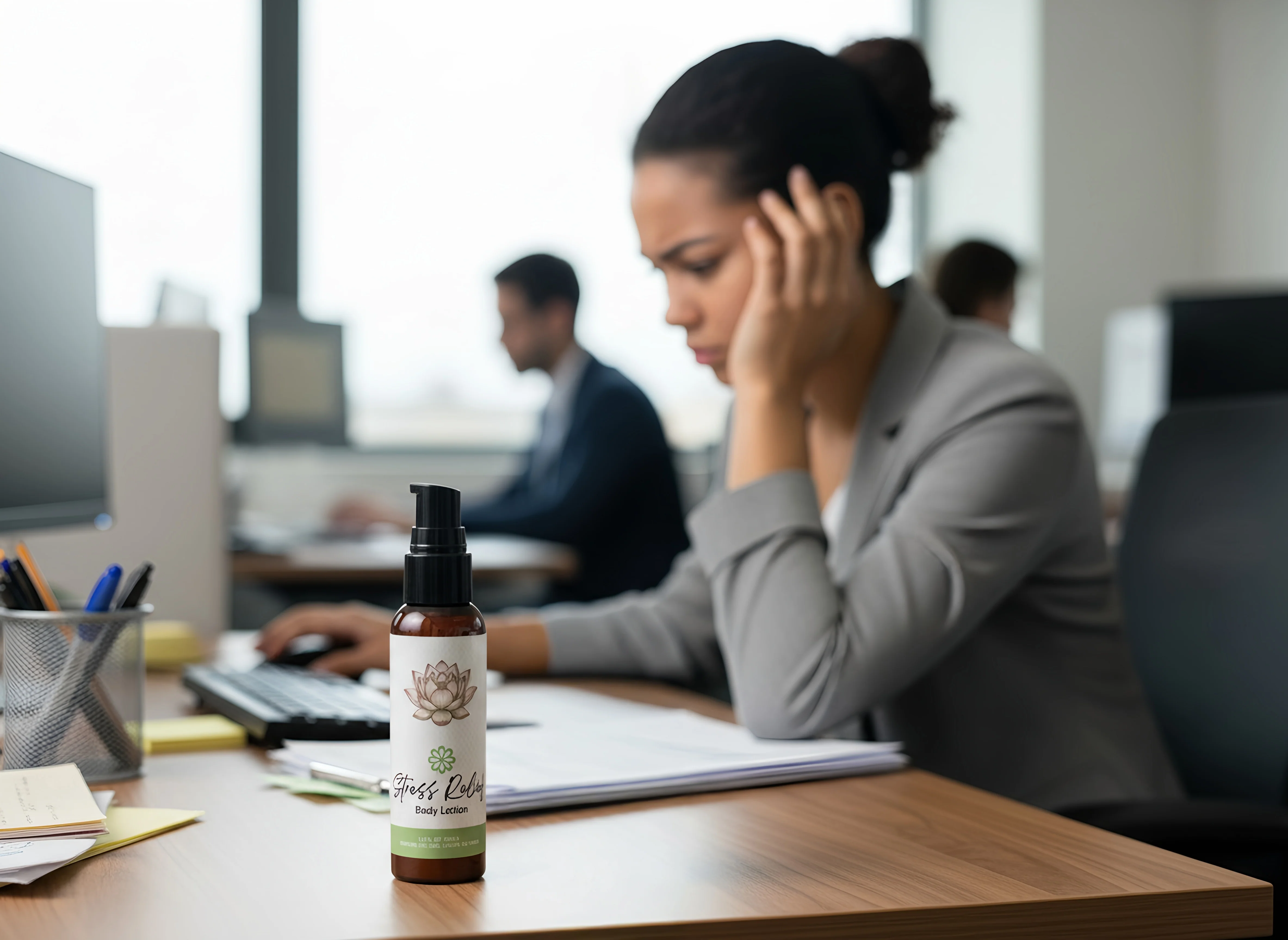 Stress Relief Body Lotion (2.0 fl oz) - Image 10