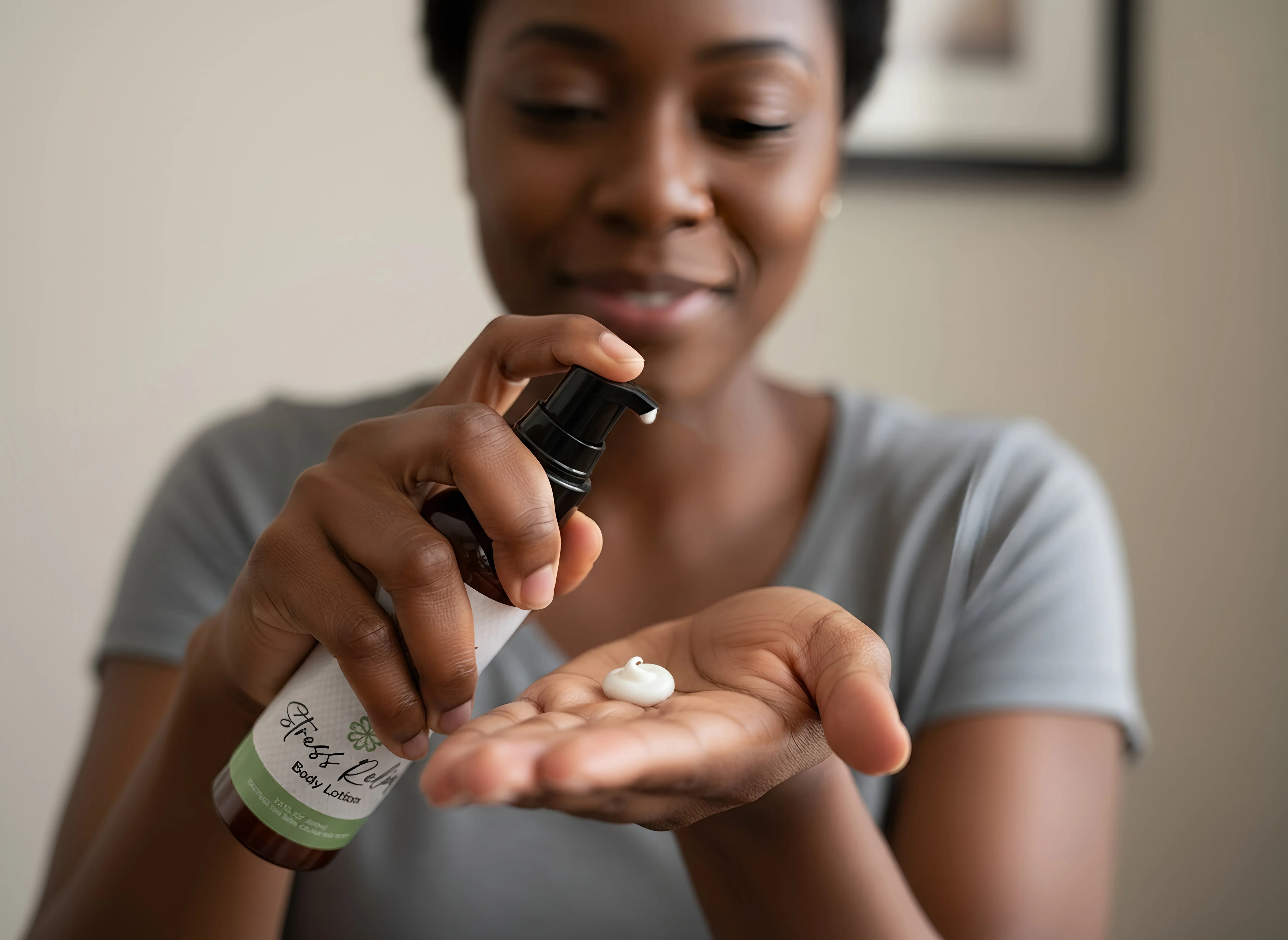 Stress Relief Body Lotion (2.0 fl oz) - Image 5